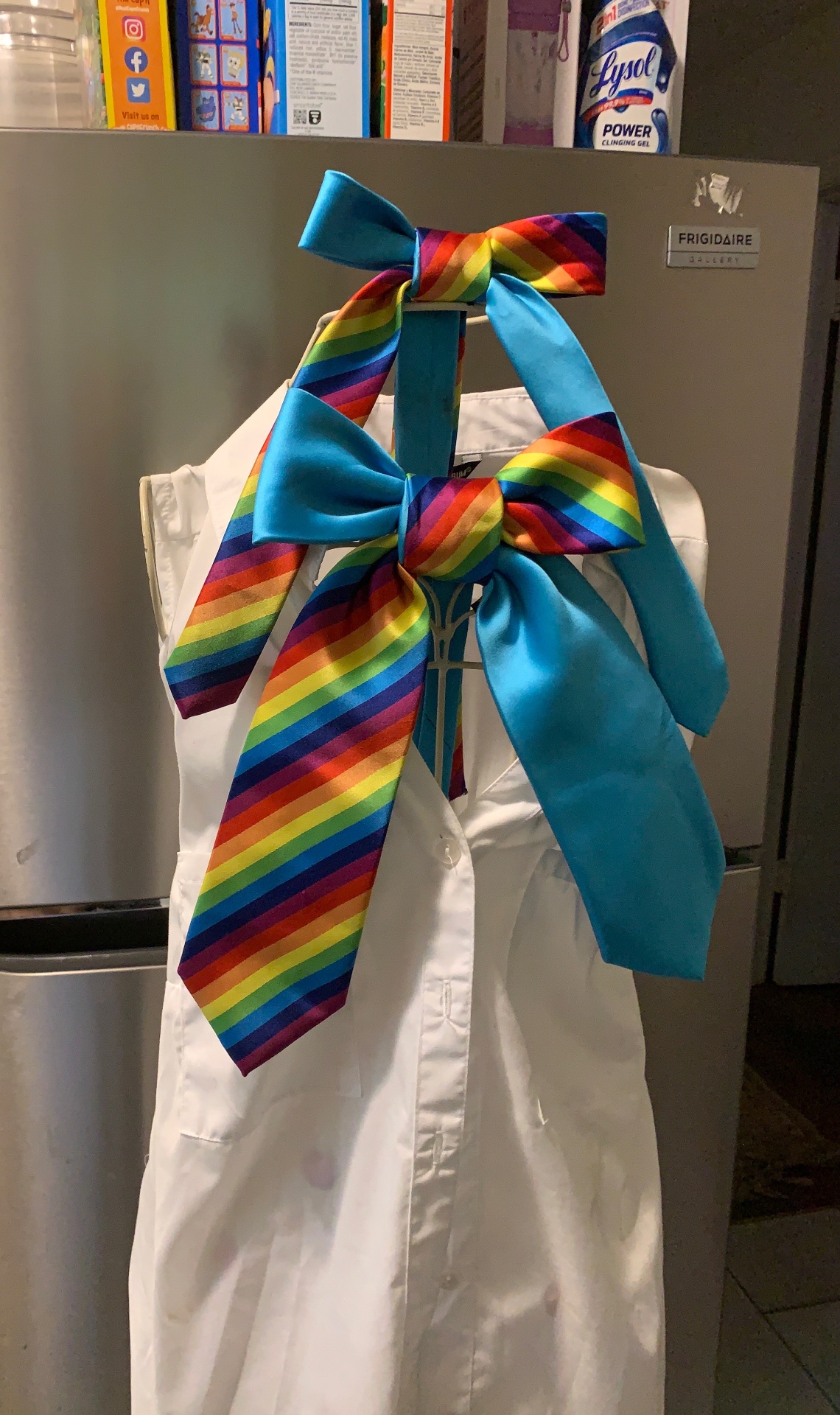 Rainbow & Aqua Bow Duo