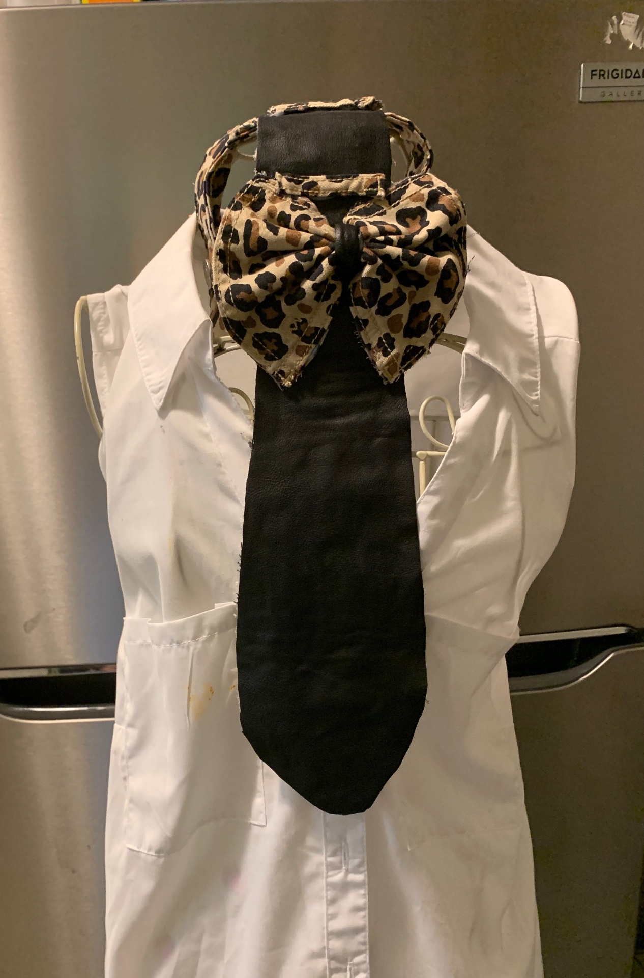 Leopard & Leather Choker