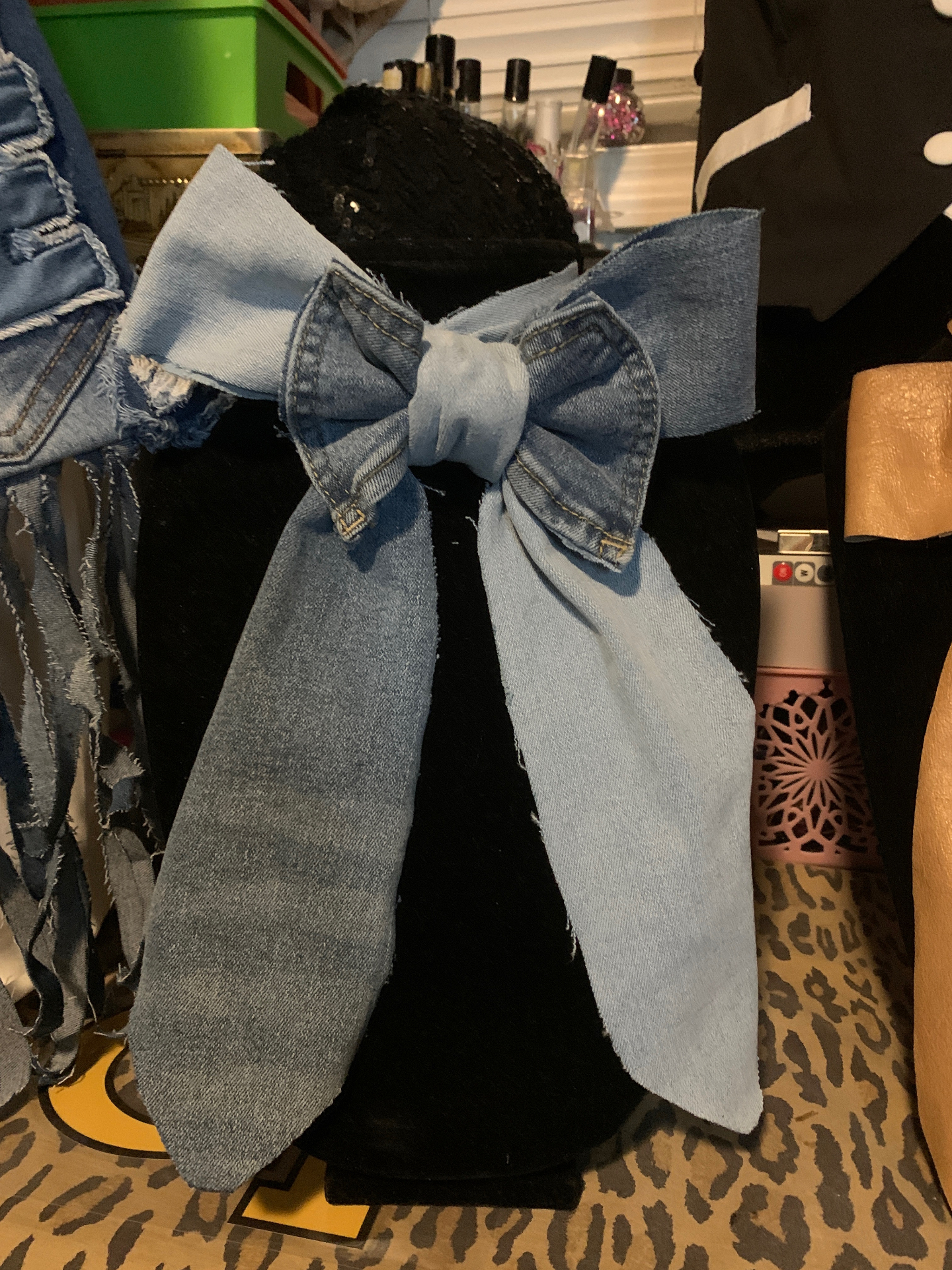 Classic Denim Bow