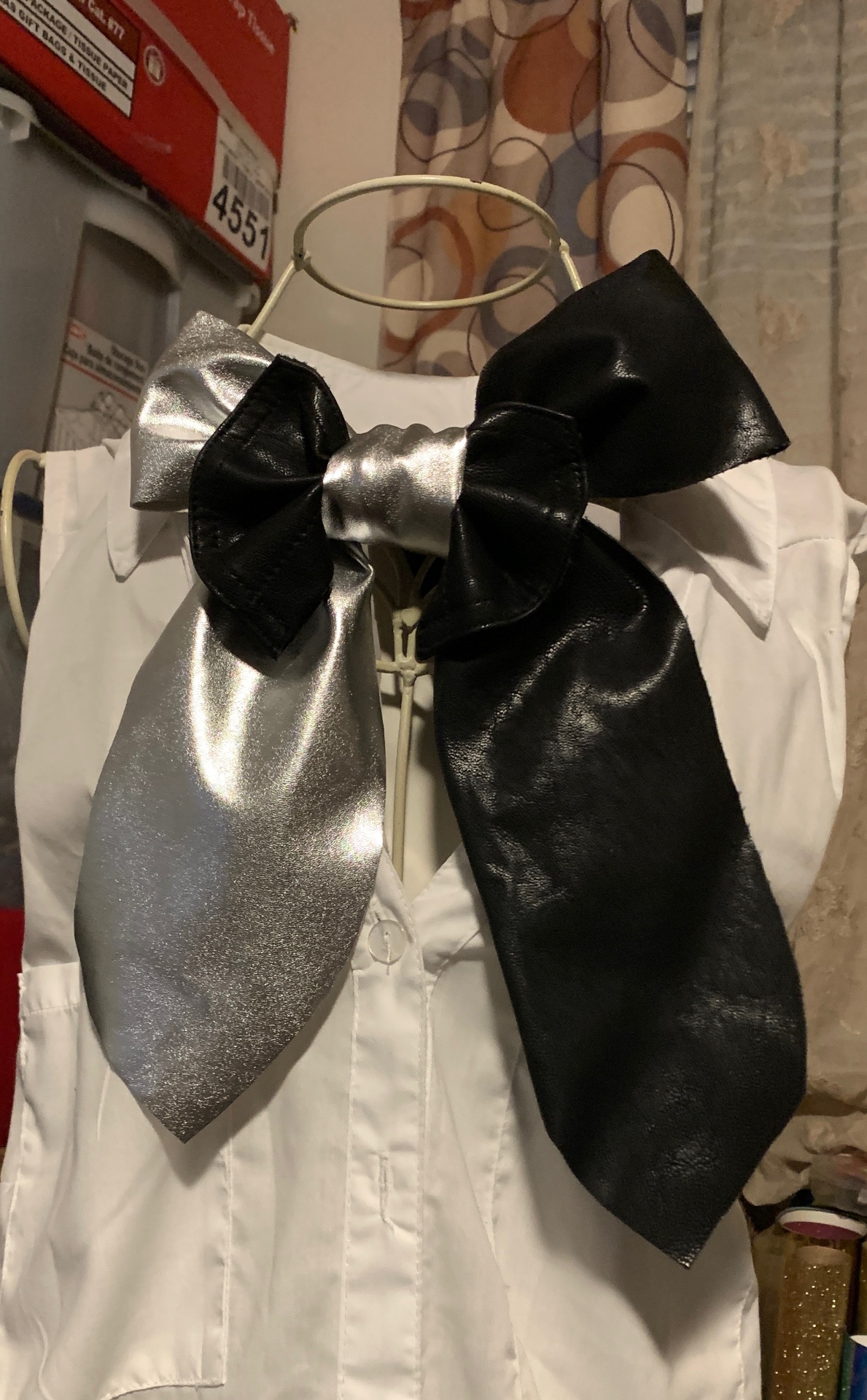Silver & Black Tuxedo Set